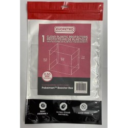Evoretro PET Display Case Protector for Pokémon Booster Box (1-Pack)