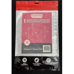 Evoretro Pack 1 boîte de protection en PET pour Pokémon Booster Box
