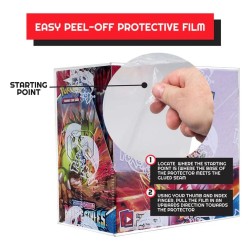 Evoretro Pack 1 boîte de protection en PET pour Pokémon Booster Box