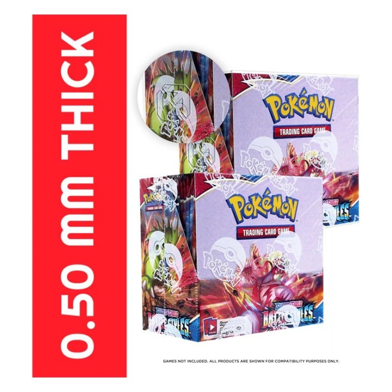 Evoretro Pack 1 boîte de protection en PET pour Pokémon Booster Box