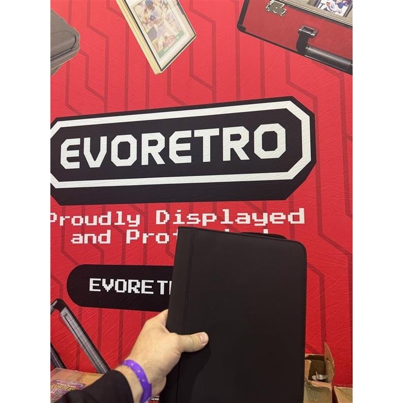 Evoretro Topload 2x2 160 Cartes Black 24,4 x 19,1 cm