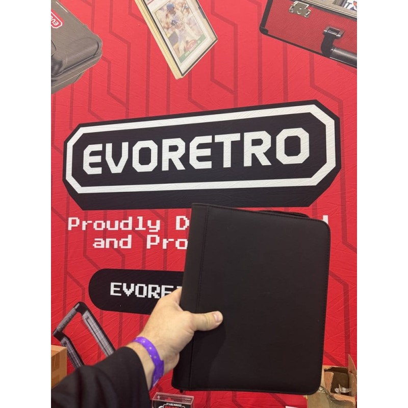 Evoretro Topload 2x2 160 Cartes Black 24,4 x 19,1 cm