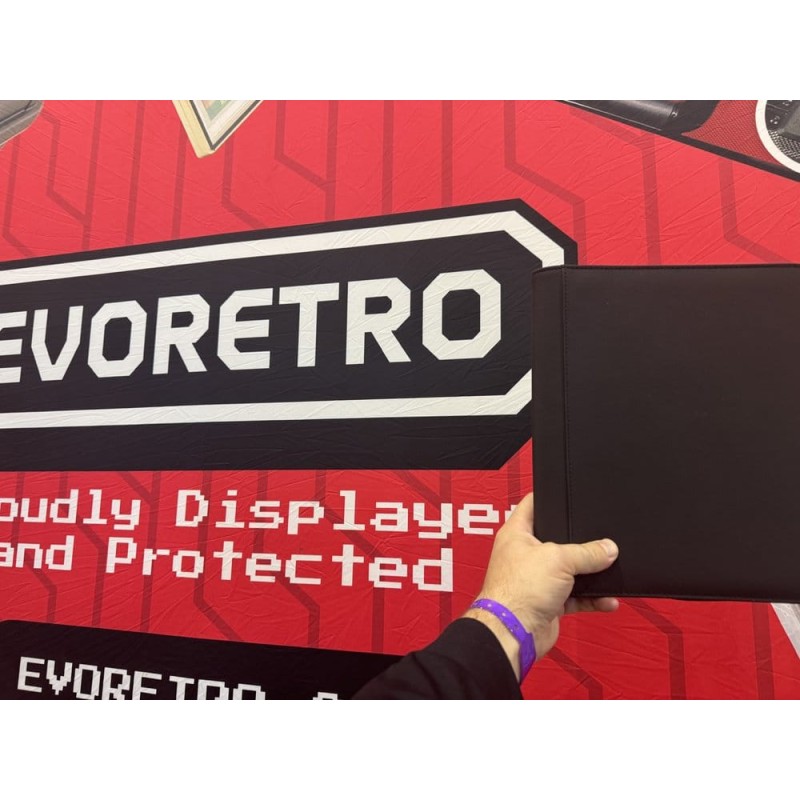 Evoretro Topload Cards Binder 2x2 160 Cards Black 24.4 x 19.1 cm