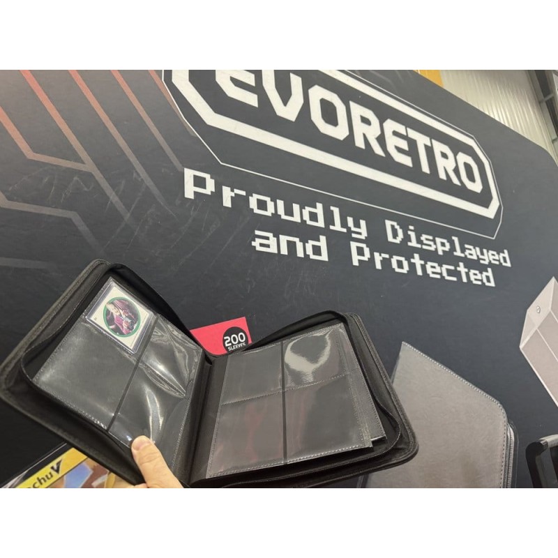 Evoretro Topload 2x2 160 Cartes Black 24,4 x 19,1 cm