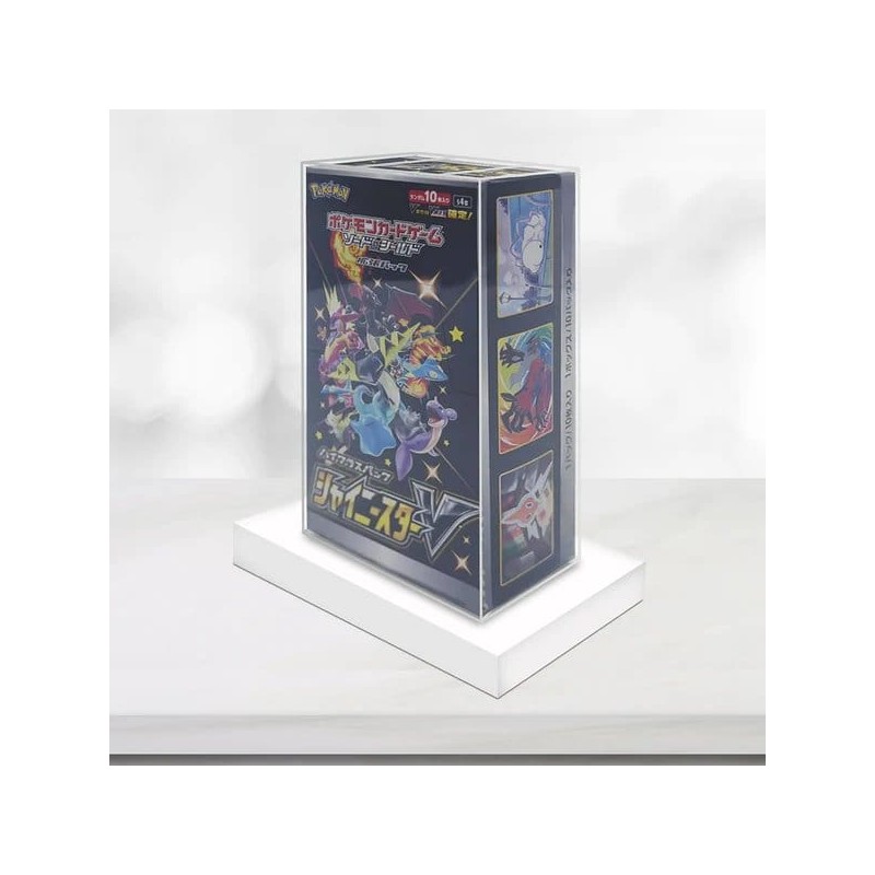 Evoretro Pack 5 boîtes de protection en PET pour Pokémon Booster Box Japonaise Petite