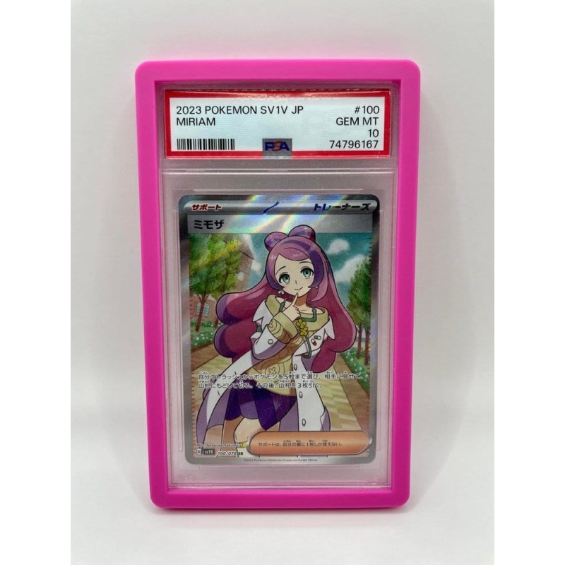 Evoretro Bumper Protector for PSA Slabs Pink