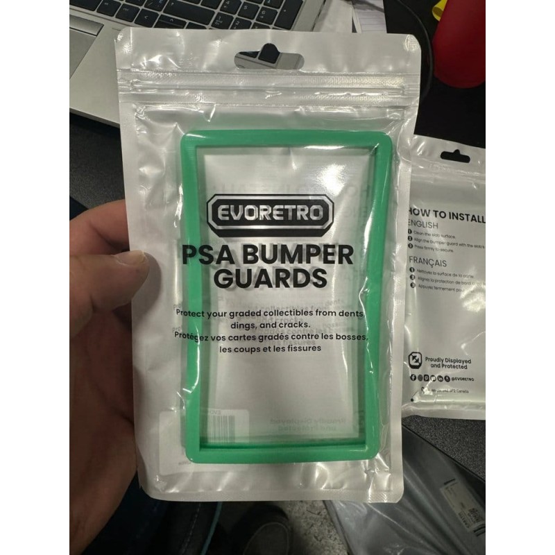 Evoretro Bumper de Protection pour Slabs PSA Mint Green