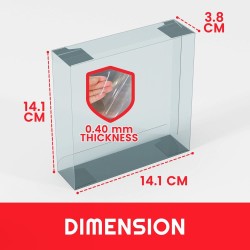 Evoretro Pack 5 boîtes de protection en PET pour Pokémon Booster Box Japonaise Grande