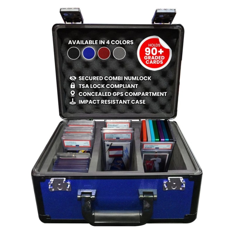 Evoretro valise TCG pour 90 Cartes X Bleu