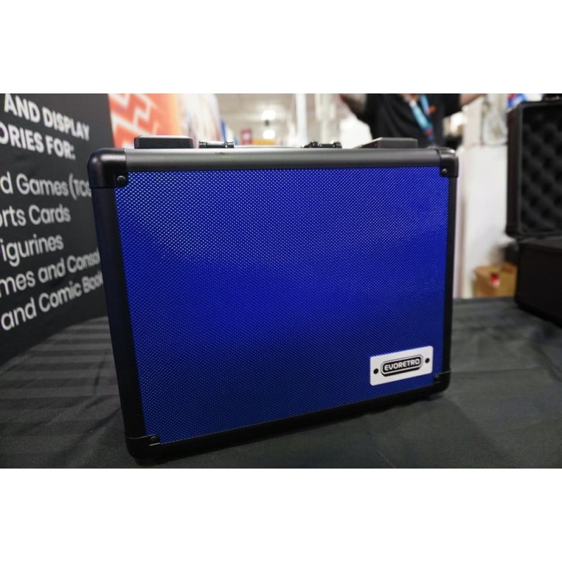 Evoretro Trading Card Storage Box for 90 Cards X Blue