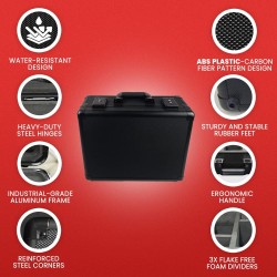 Evoretro valise TCG pour 120 Cartes XL Noir