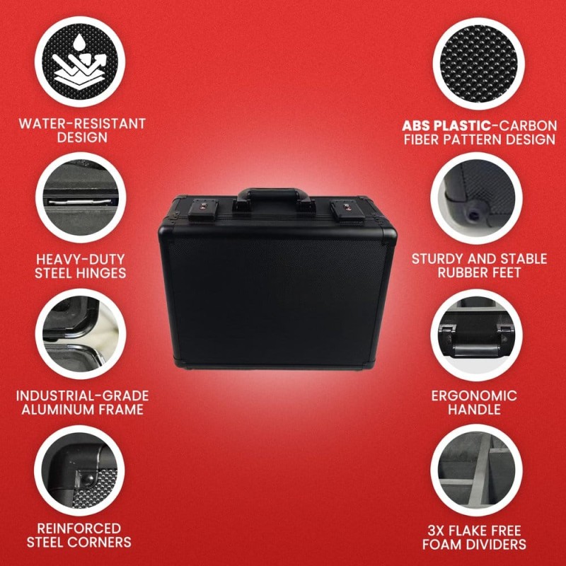 Evoretro valise TCG pour 120 Cartes XL Noir