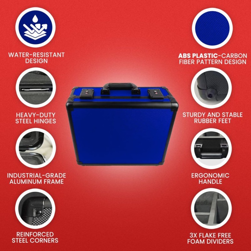 Evoretro valise TCG pour 120 Cartes XL Bleu