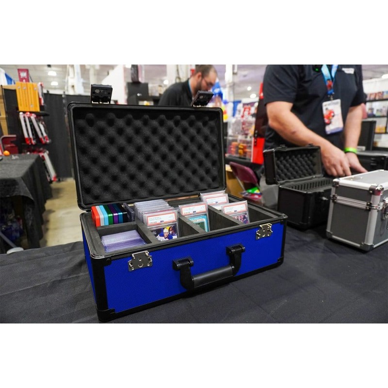 Evoretro Trading Card Storage Box for 120 Cards XL Blue