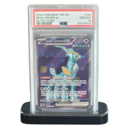 Evoretro Display Stand pour Slabs de Cartes Gradées PSA & CGC Noir