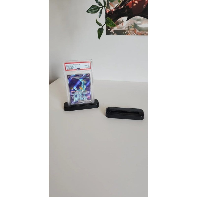 Evoretro Display Stand pour Slabs de Cartes Gradées PSA & CGC Noir