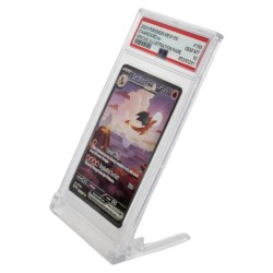 Evoretro pack 5 Display Stands pour Graded Cards Slabs Transparent