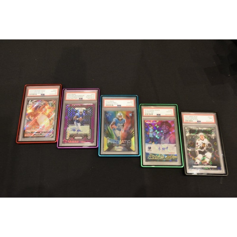 Slab Case Protectors for PSA Graded Cards Red