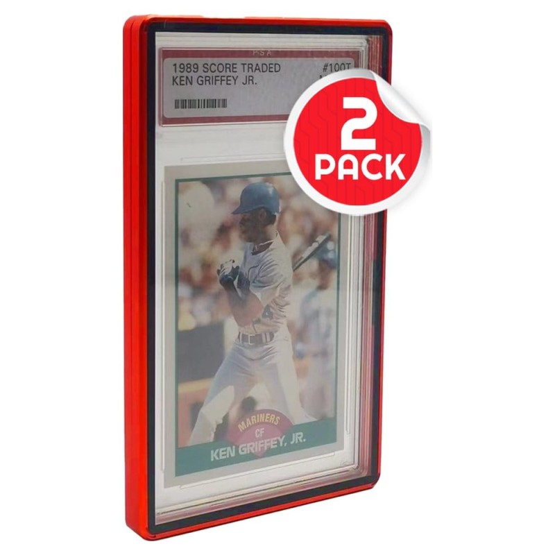 Protège-slabs pour Cartes Gradées PSA Rouge