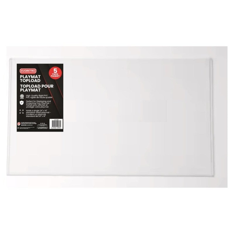 Evoretro pack 5 Toploader pour Tapis de jeu 61 x 36 cm