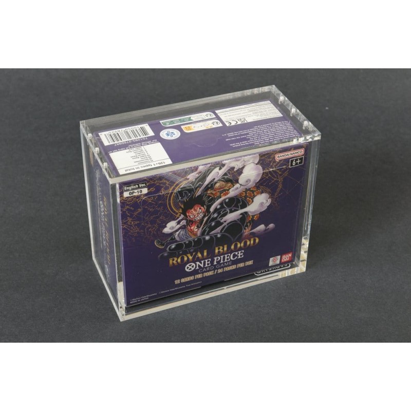 Evoretro Acrylic Display Case for Bandai One Piece TCG Booster Box (English)