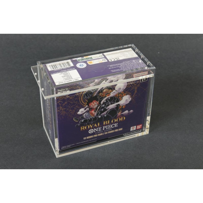 Evoretro Acrylic Display Case for Bandai One Piece TCG Booster Box (English)