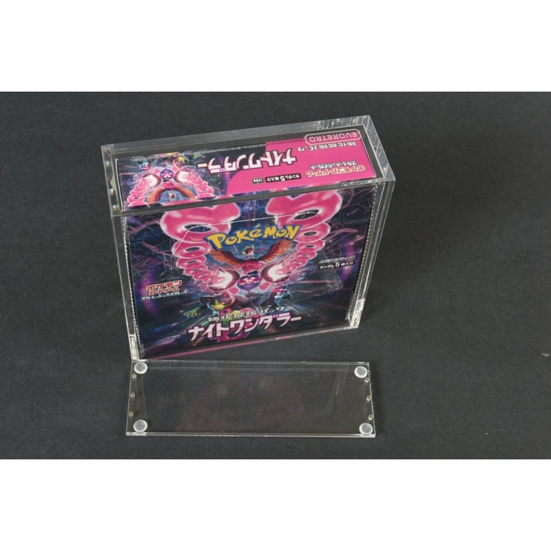 Evoretro présentoir vitrine acrylique pour Pokémon Grande Boîte de Booster Japonaise