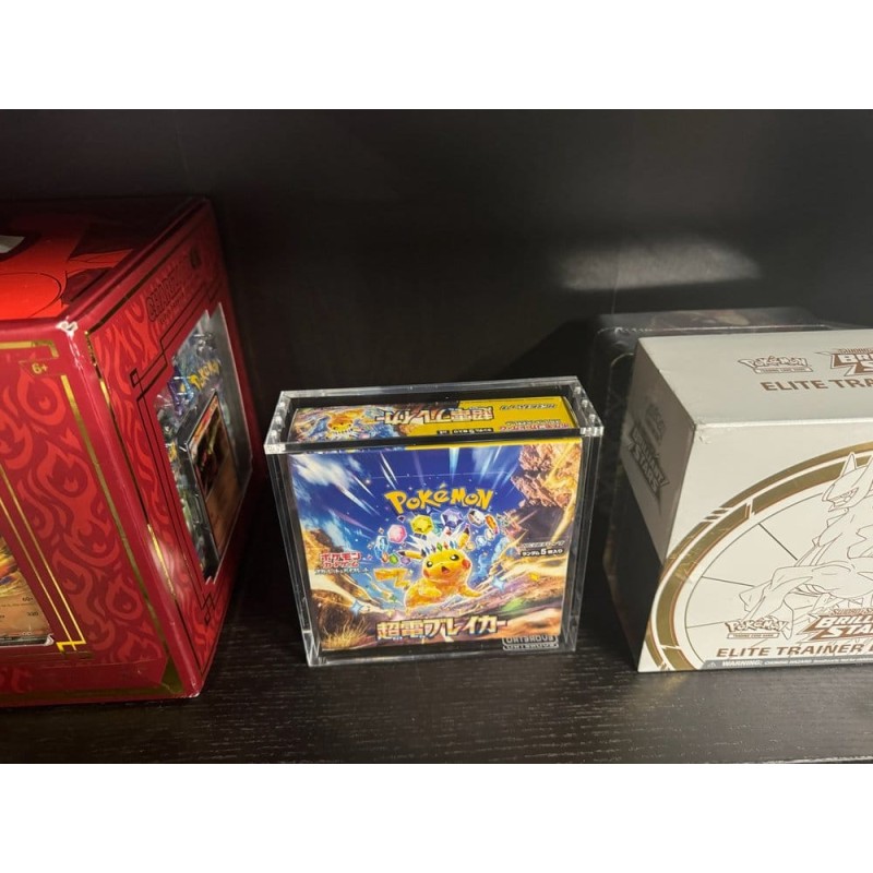 Evoretro présentoir vitrine acrylique pour Pokémon Grande Boîte de Booster Japonaise