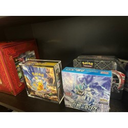Evoretro présentoir vitrine acrylique pour Pokémon Grande Boîte de Booster Japonaise