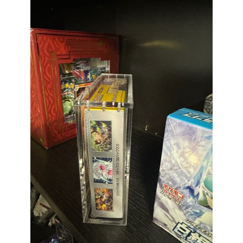 Evoretro présentoir vitrine acrylique pour Pokémon Grande Boîte de Booster Japonaise
