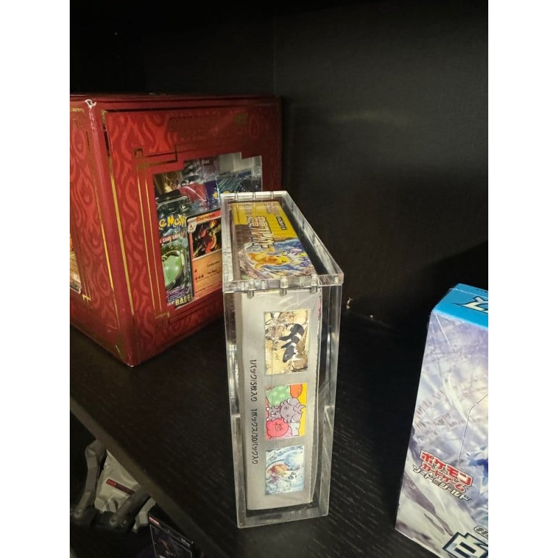 Evoretro Acrylic Display Case for Pokémon Large Japanese Booster Box