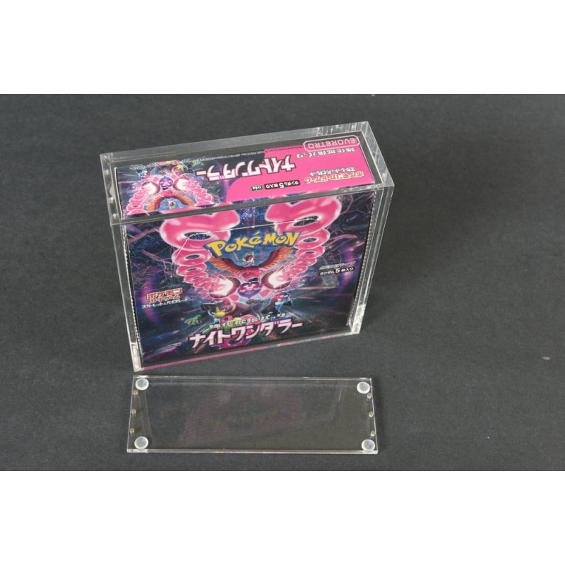 Evoretro présentoir vitrine acrylique pour Pokémon Grande Boîte de Booster Japonaise