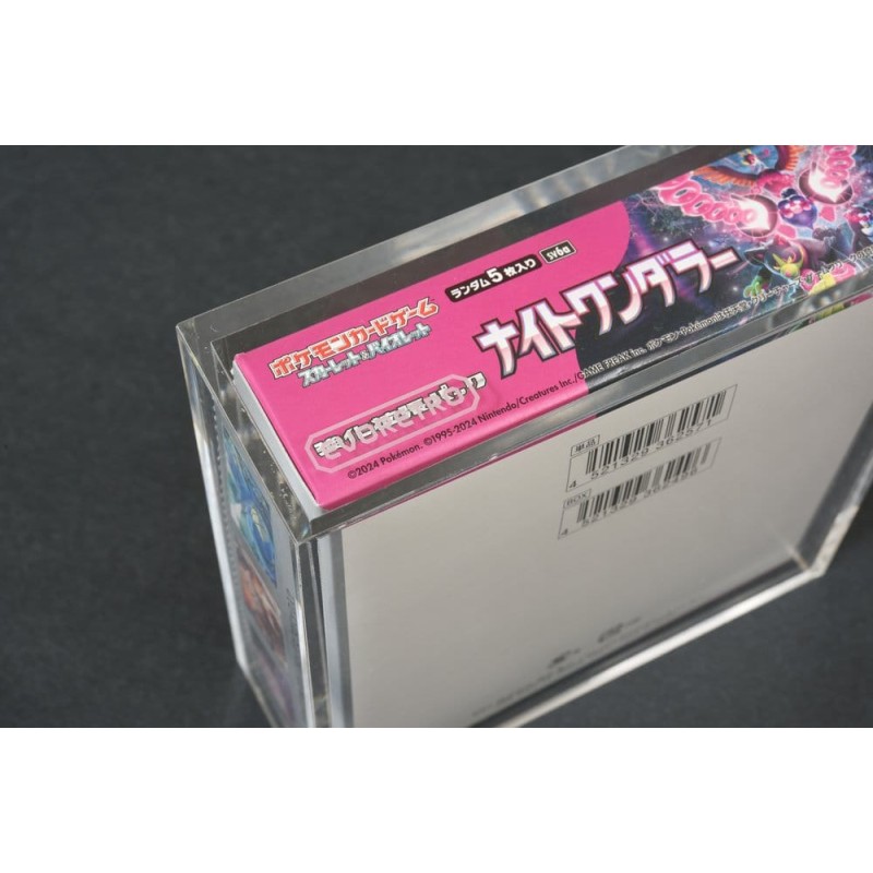 Evoretro présentoir vitrine acrylique pour Pokémon Grande Boîte de Booster Japonaise