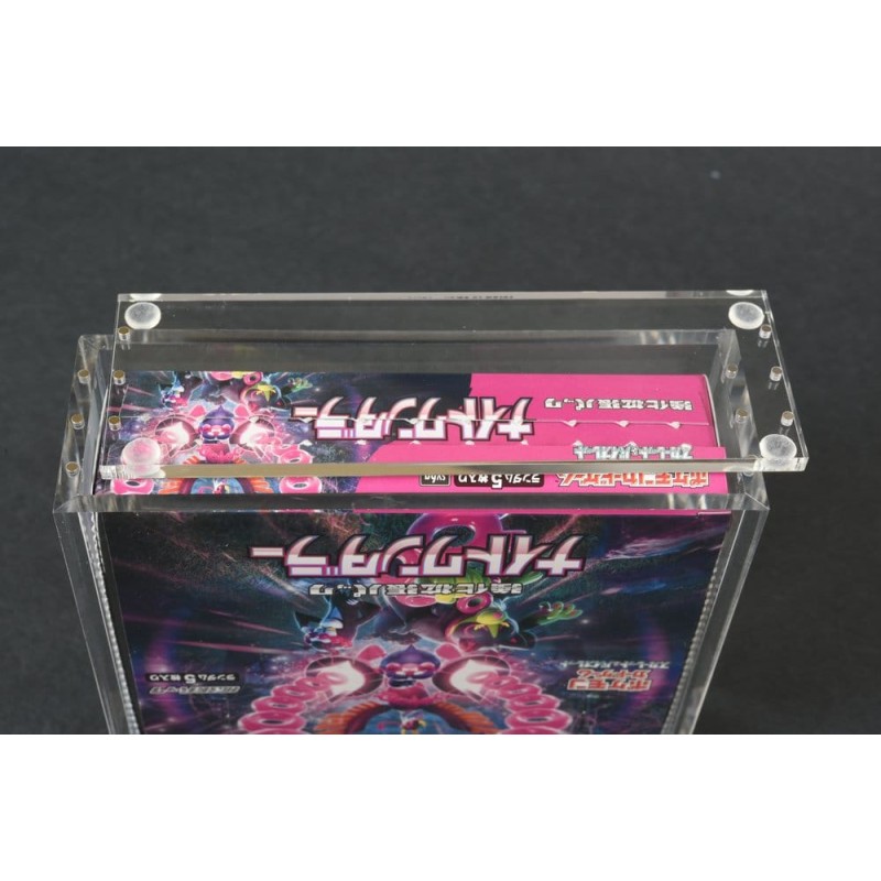 Evoretro présentoir vitrine acrylique pour Pokémon Grande Boîte de Booster Japonaise