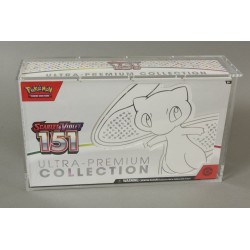 Evoretro présentoir vitrine en acrylique pour Pokemon 151 UPC Box et Mega Charizard X UPC Box 23 x 39 cm
