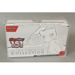 Evoretro présentoir vitrine en acrylique pour Pokemon 151 UPC Box et Mega Charizard X UPC Box 23 x 39 cm