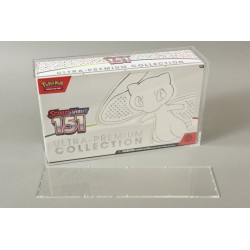 Evoretro présentoir vitrine en acrylique pour Pokemon 151 UPC Box et Mega Charizard X UPC Box 23 x 39 cm