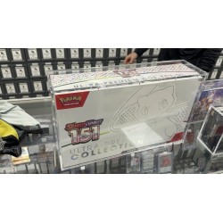 Evoretro Acrylic Display Case for Pokemon 151 UPC Box and Mega Charizard X UPC Box 23 x 39 cm
