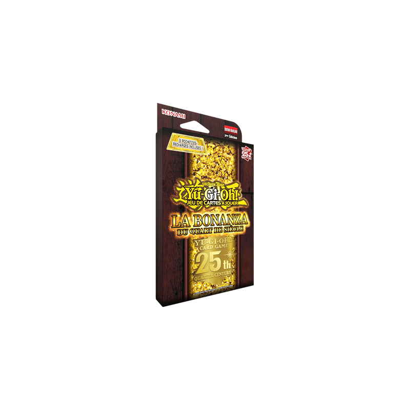 Yu-Gi-Oh! - La Bonanza du Quart de Siècle - Tuckbox (3 Boosters) - FR | 4012927188385