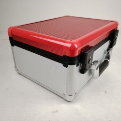 Evoretro Trading Card Storage Box for 90 Cards X Red and Silver