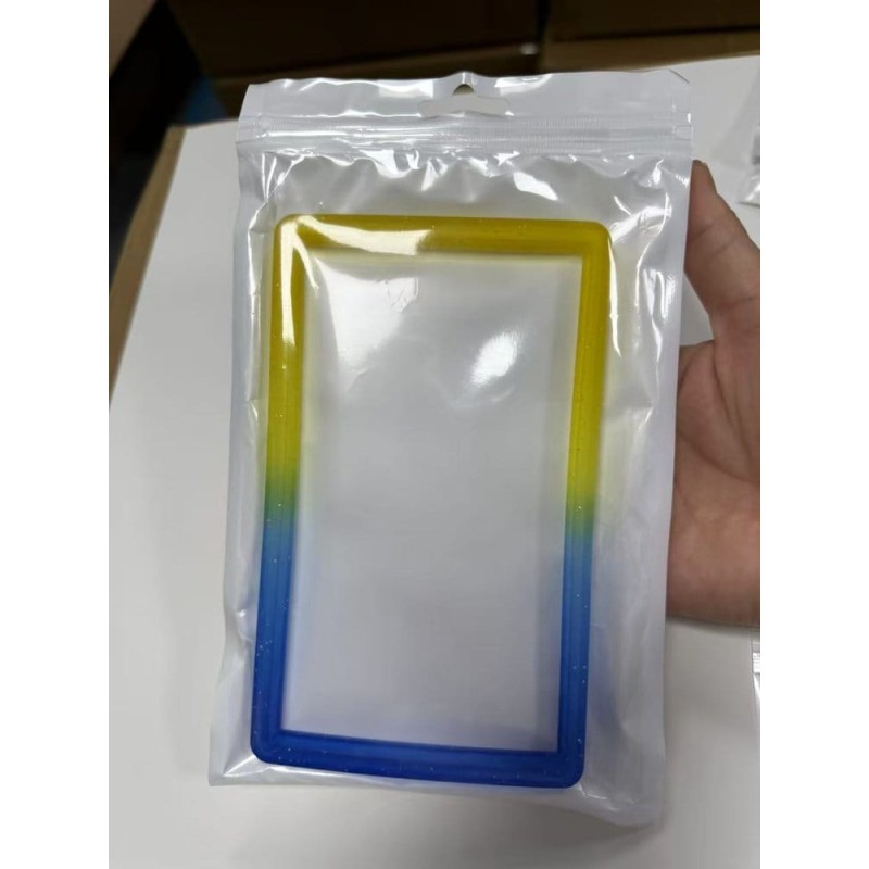 Evoretro Bumper pour Slab de Carte Gradée PSA Gradient Yellow-Blue Glitter