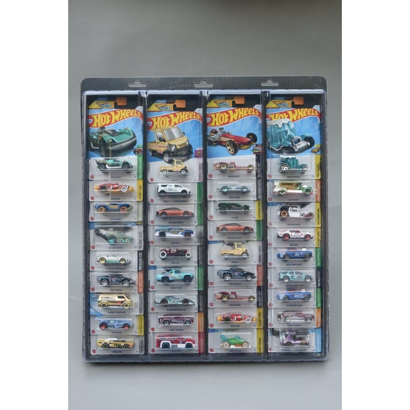 Evoretro Présentoir Mural pour 32 Voitures Diecast Emballées pack de 3