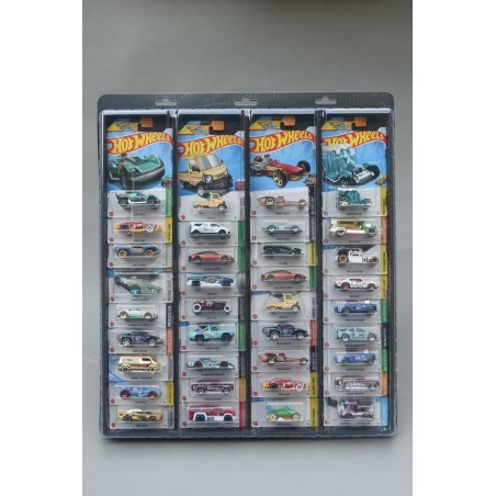 Evoretro Présentoir Mural pour 32 Voitures Diecast Emballées pack de 3