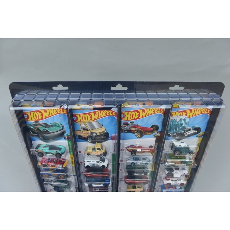 Evoretro Wall Display for 32 Carded Diecast Cars 3-Pack