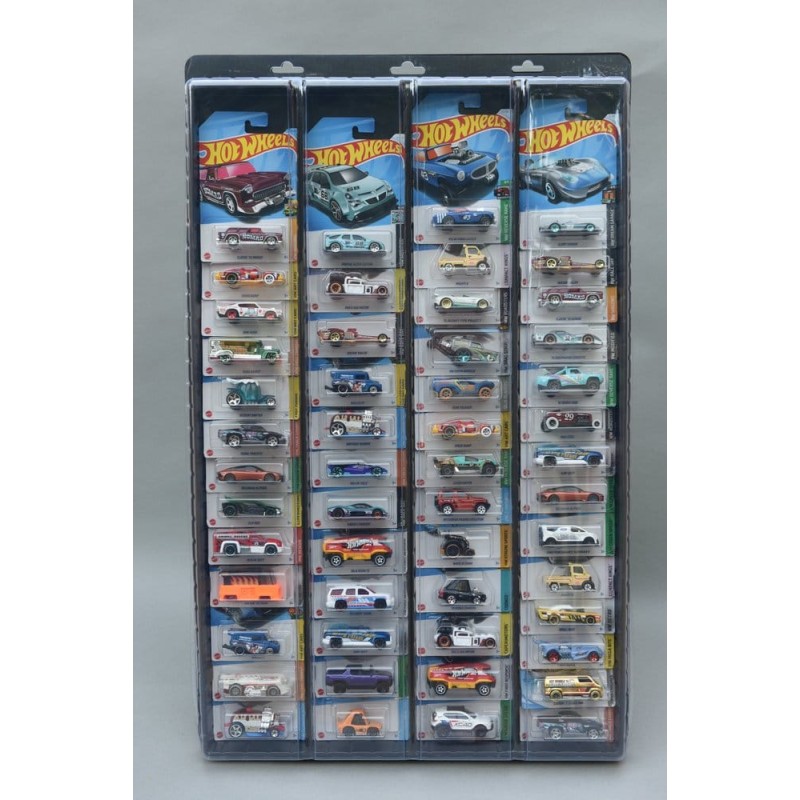 Evoretro Présentoir Mural pour 48 Voitures Diecast Emballées pack de 3
