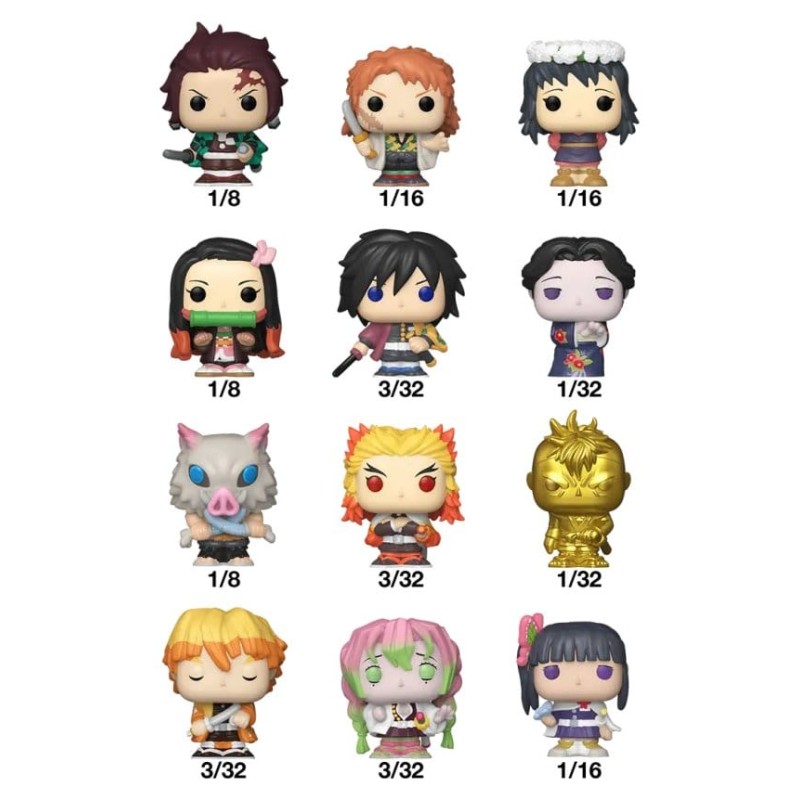Demon Slayer: Kimetsu no Yaiba - The Movie présentoir figurines Bitty POP! Vinyl 2 cm (32)