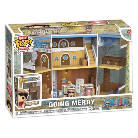 One Piece Bitty POP! Bitty Box présentoir avec 2 figurines en vinyle Going Merry