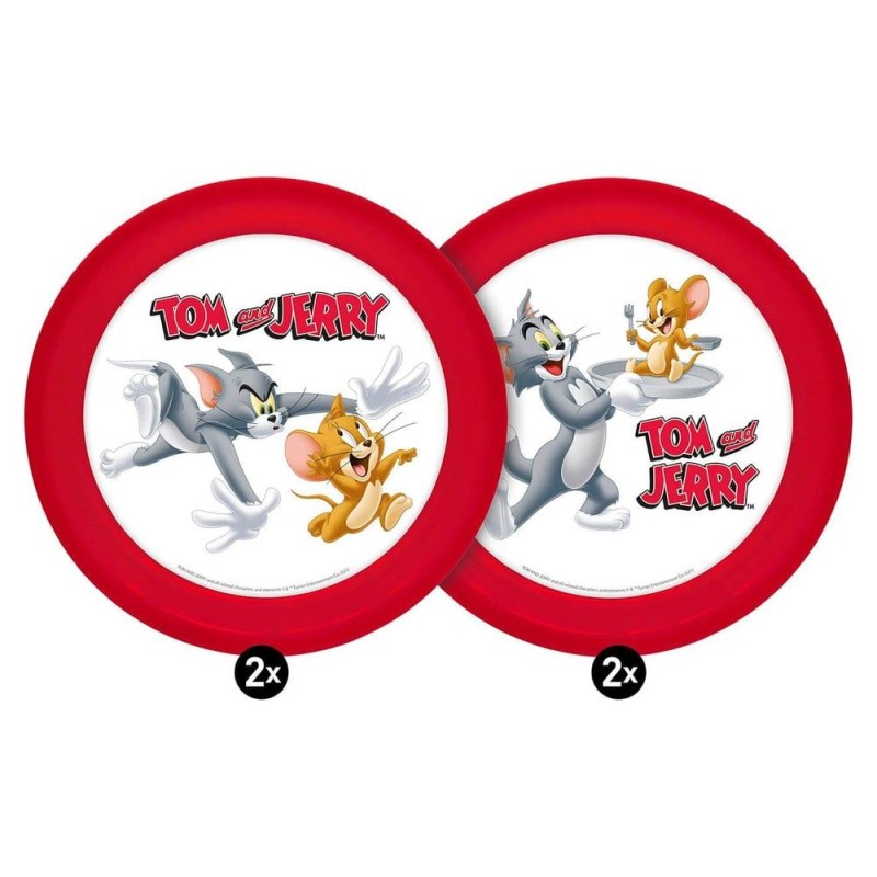 Tom & Jerry assiette pack de 4 21 cm