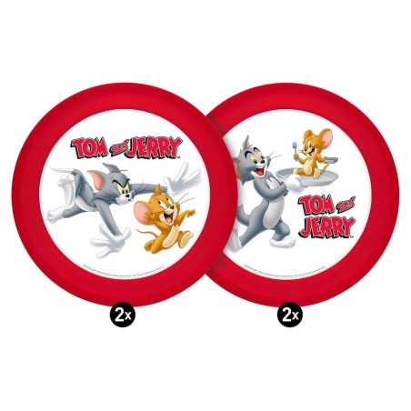 Tom & Jerry assiette pack de 4 21 cm