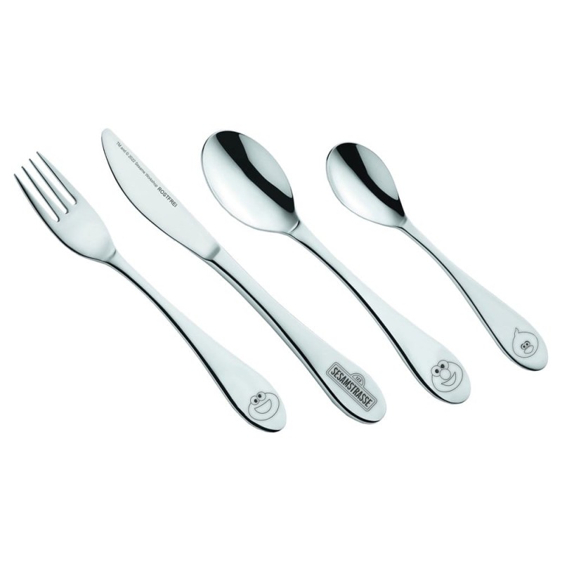 Rue Sésame set de couverts pour enfants Amis
